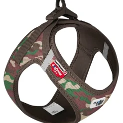 Curli Vest Hundesele Clasp Air Mesh M Camo - let og behagelig sele til daglige gaature