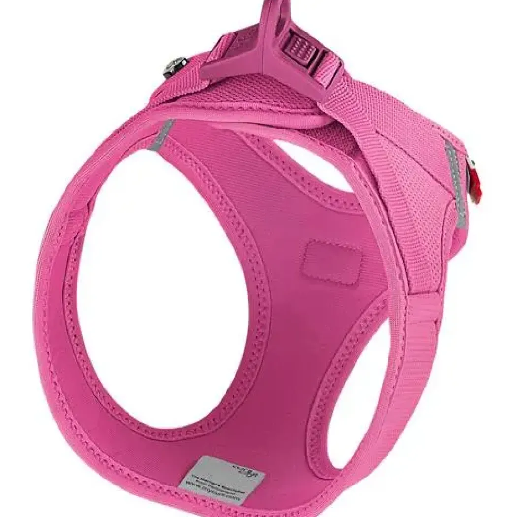 Curli Vest Hundesele Clasp Air Mesh L Pink - let og luftig sele til store hunde