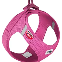 Curli Vest Hundesele Clasp Air Mesh L Pink - let og luftig sele til store hunde