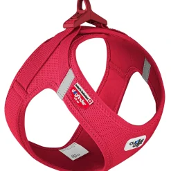Curli Vest Hundesele Clasp Air Mesh 3XS Rød - let og ergonomisk sele til meget små hunde