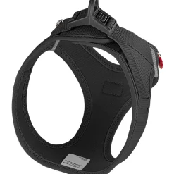 Curli Vest Hundesele Clasp Air Mesh L Sort - let og ergonomisk sele til større hunde