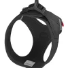 Curli Vest Hundesele Clasp Air Mesh S Sort - let og stabil sele til små hunde