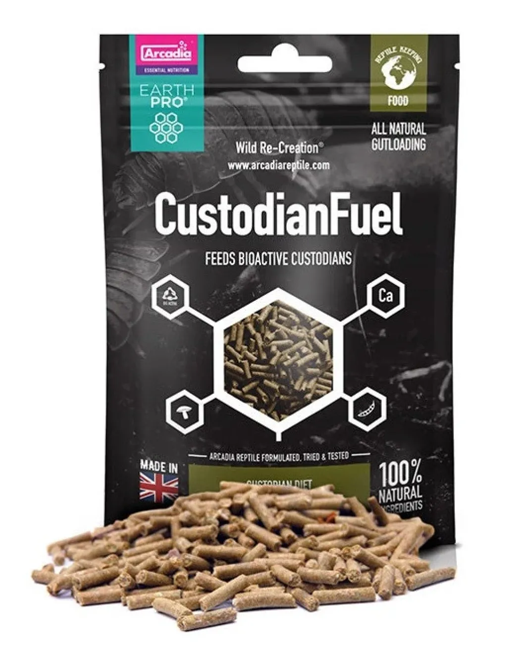 Custodian Fuel 80 gram (Foder til springhale og bænkebider)