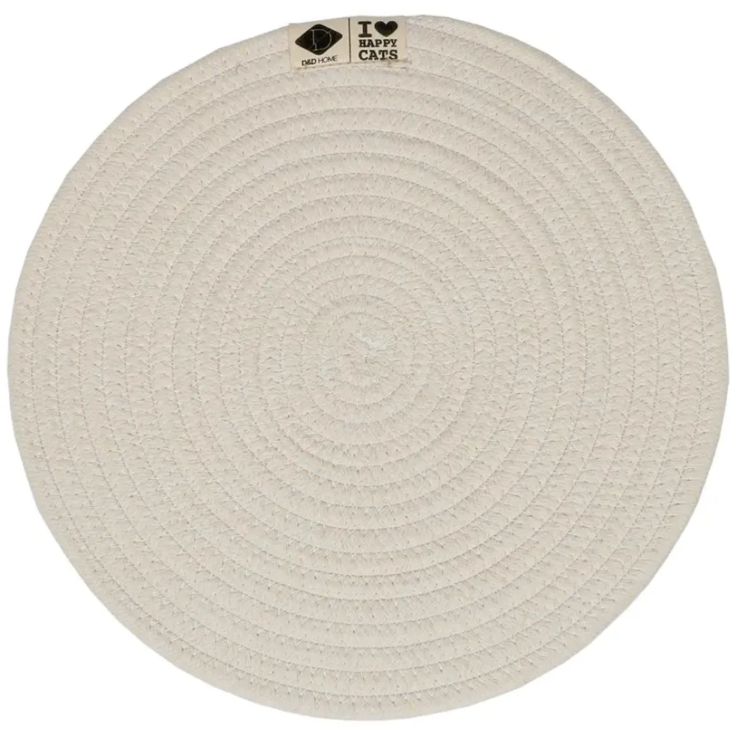 D&D CAT Dækkeserviet JILL Ø30 cm Beige