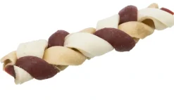 Denta Fun Flettet Tyggeben 30 g - robust hundesnack med bid i