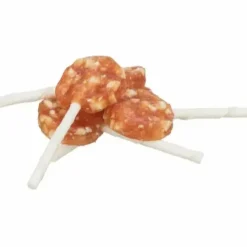 Denta Fun Slikkepind med kylling og ost 10 cm - sjov hundesnack