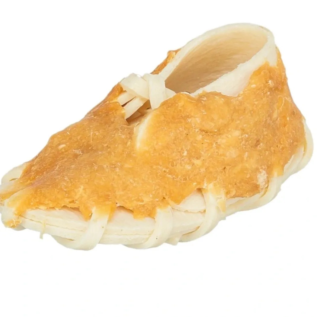 Denta Fun Tygge sko med kylling 9 cm - naturlig hundesnack