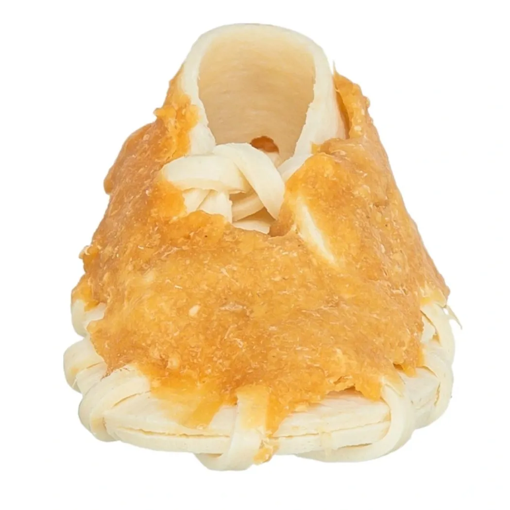 Denta Fun Tygge sko med kylling 9 cm - naturlig hundesnack