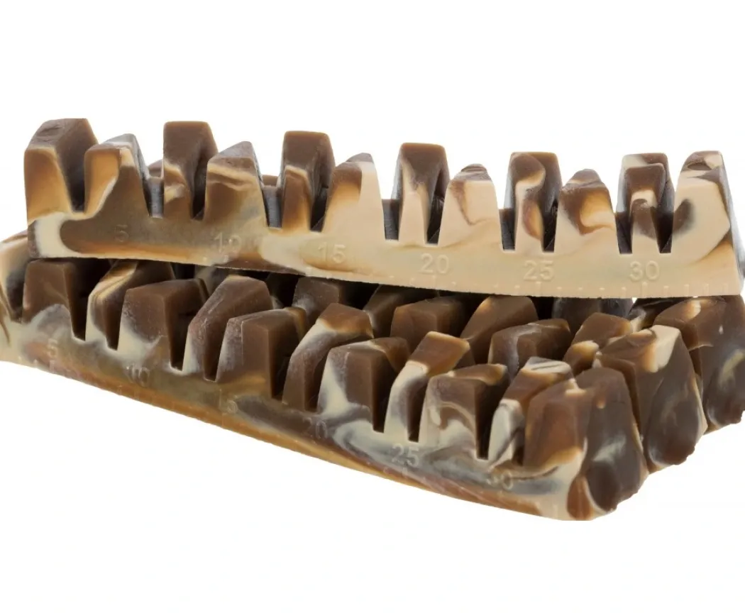 Denta Fun Veggie Tyggeben 22 cm (vegetabilsk) - stort vegansk tyggeben til hunde