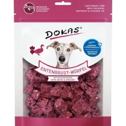 Dokas Andebrysttern med kikærter 150 g - naturlige hundesnacks