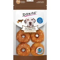 Dokas Donuts med kyllingebryst 160 g - sjove og naturlige hundesnacks