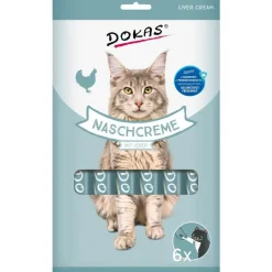 Dokas Kat Creamy Slikbar Kattesnack Kyllingelever 90 Gram