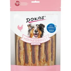 Dokas Kyllingebryst med lever 220 g - proteinrige hundesnacks