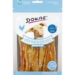 Dokas Kyllingebryststrimler 70 g - naturlige hundesnacks