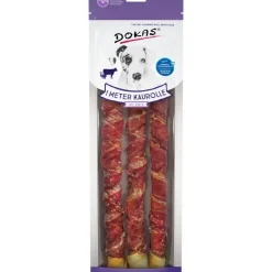 Dokas 1 meter tyggepind med and 315 g - ekstra lang tyggeven til hunde