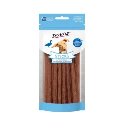 Dokas Sticks med Andebryst, Hjerte og Lever 60 g - kornfri naturlige hundesnacks