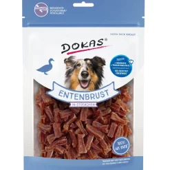 Dokas Tern af andebryst 200 g - store poser med lækre hundesnacks