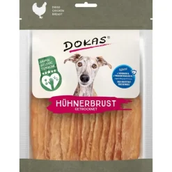 Dokas Tørret kyllingebryst 170 g - proteinrige hundesnacks