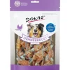 Dokas Tørret kyllingebryst med fisk 220 g - lækker hundesnack i stor pose