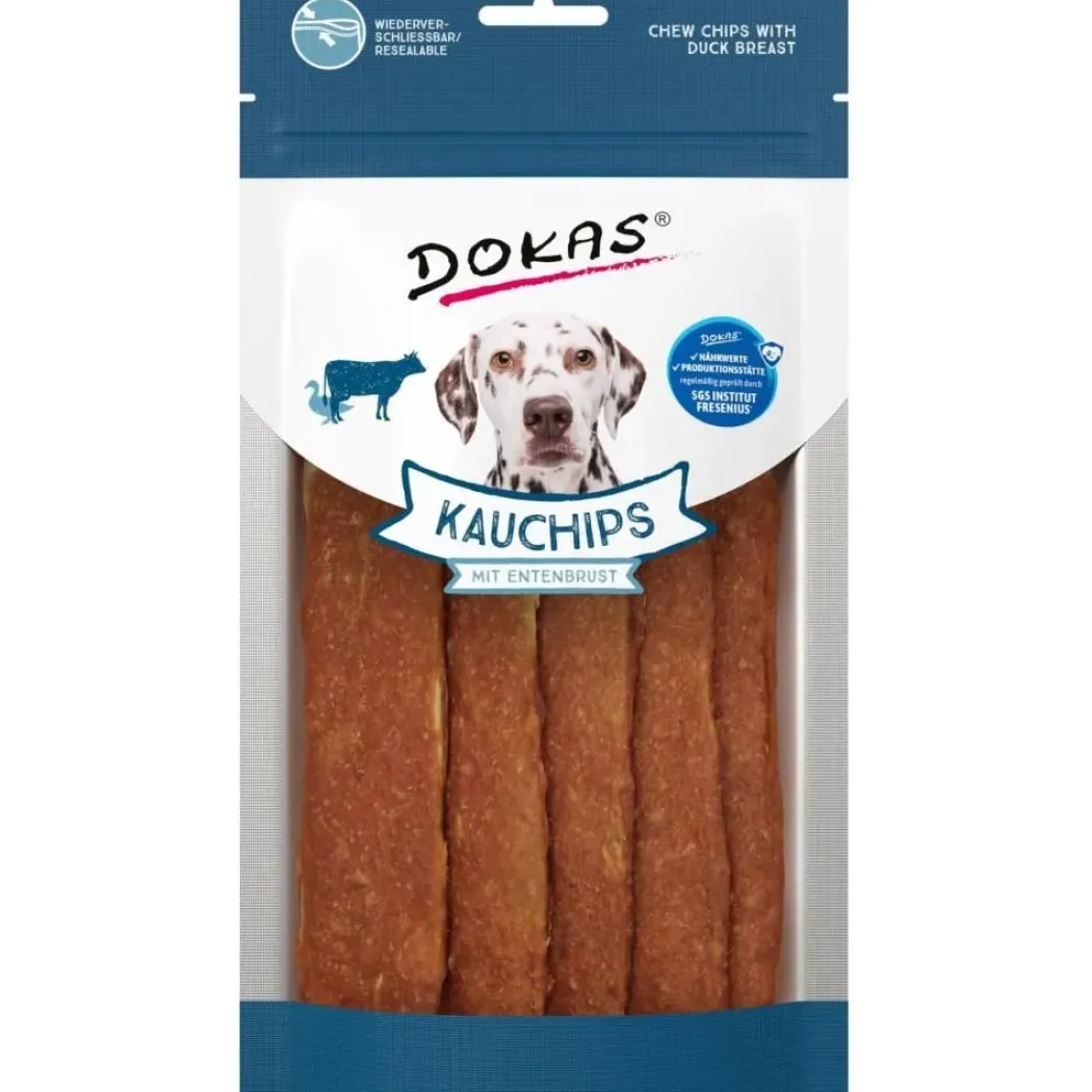 Dokas Tyggechips med andebryst 175 g - sunde tyggevenner