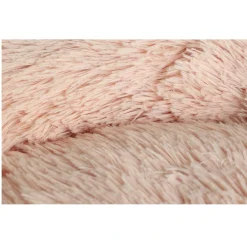 Donut Cozy Hundeseng Laksefarvet 50 cm - blød seng til små hunde