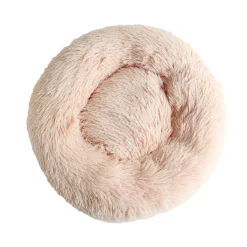 Donut Cozy Hundeseng Laksefarvet 70 cm - blød seng til store hunde