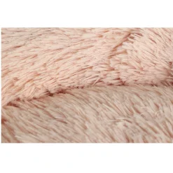 Donut Cozy Hundeseng Laksefarvet 70 cm - blød seng til store hunde