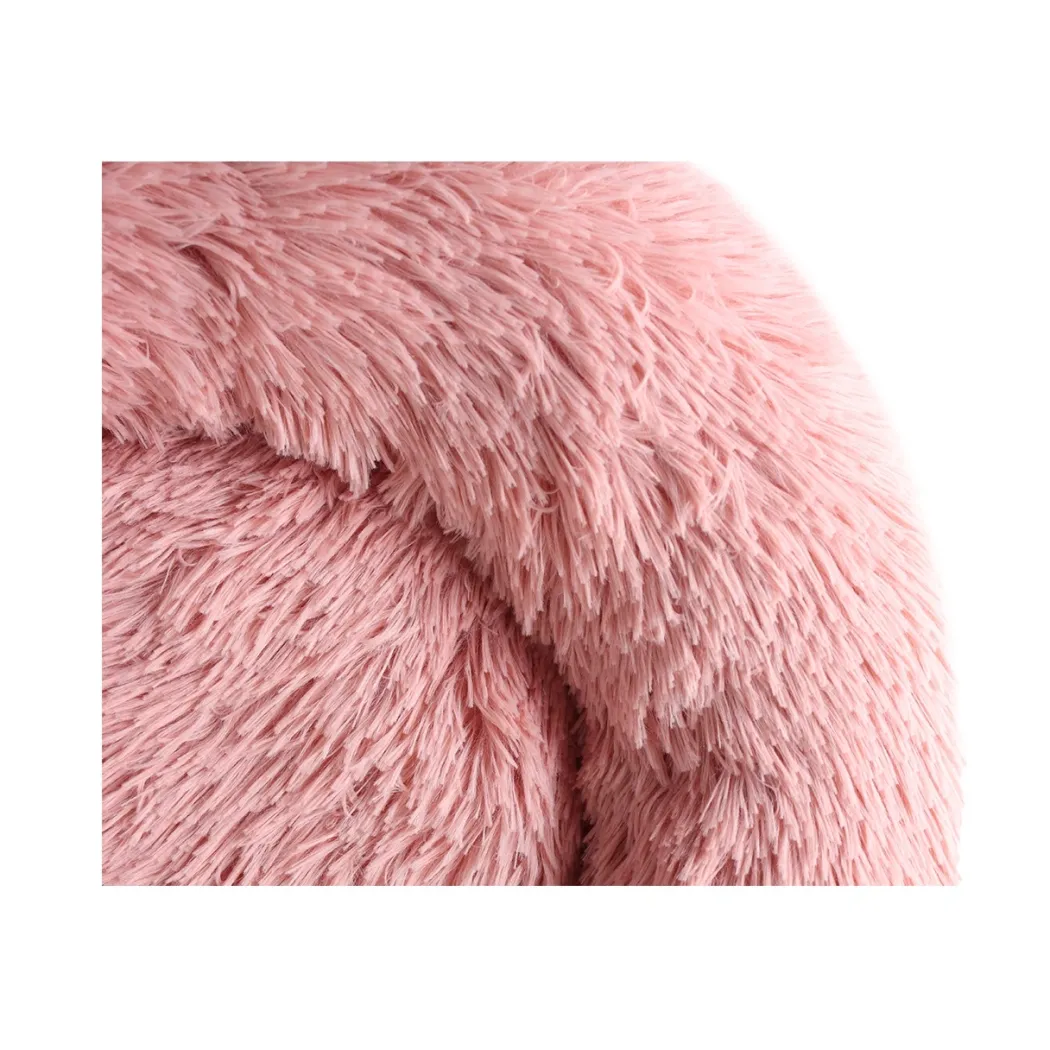 Donut Cozy Hundeseng Lyserød 50 cm - blød og hyggelig seng til små hunde