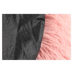 Donut Cozy Hundeseng Lyserød 60 cm - blød seng til mellemstore hunde