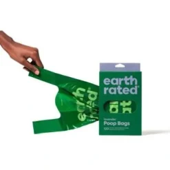 Earth Rated Øko hømhømposer Lavendel med håndtag 120 stk