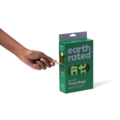 Earth Rated Øko hømhømposer Lavendel med håndtag 120 stk
