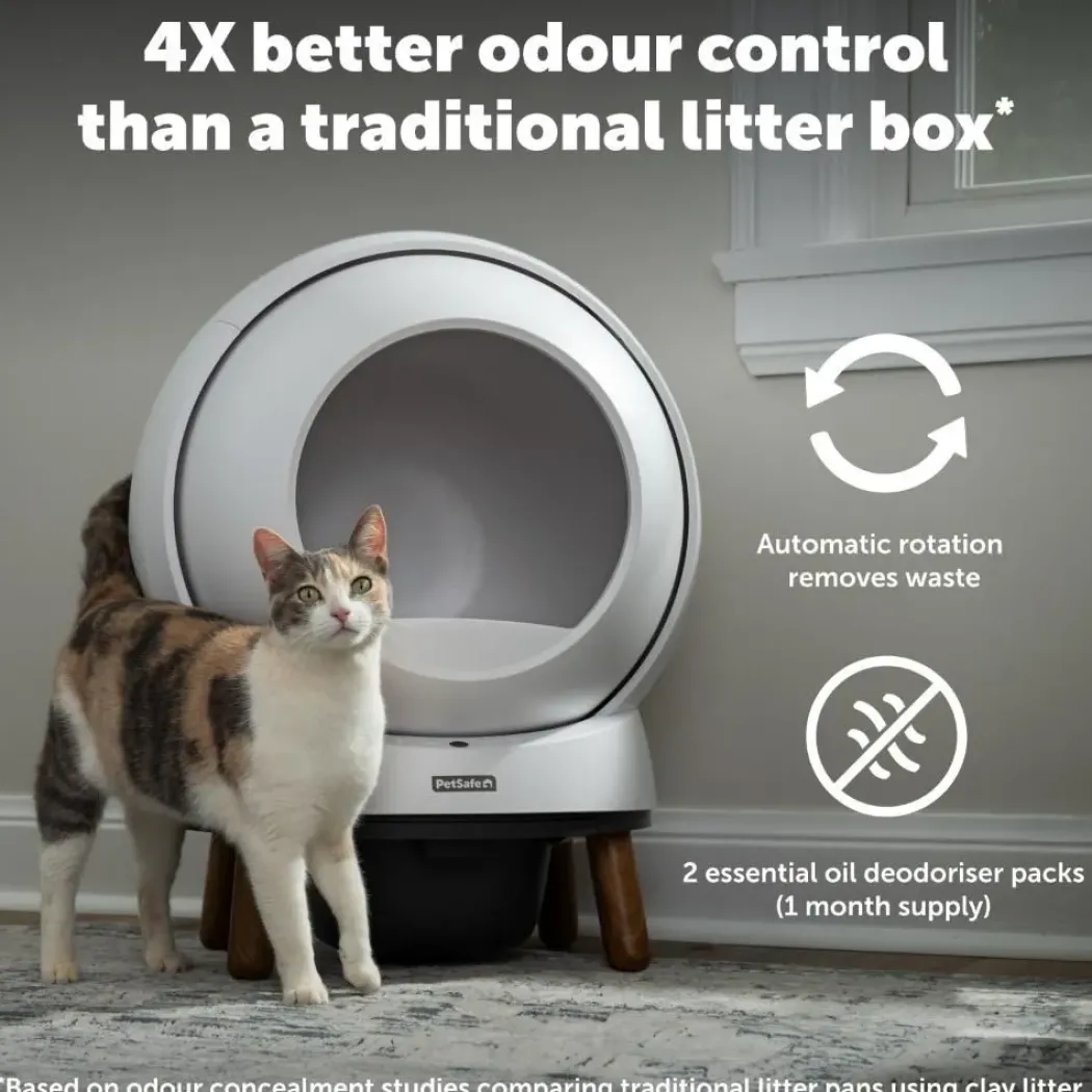 Ecom Smartspin Auto Litter Box Automatisk Kattetoilet ZAL10-17986