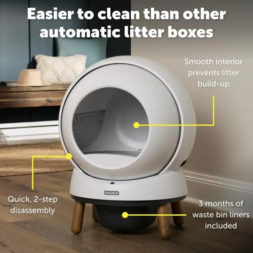 Ecom Smartspin Auto Litter Box Automatisk Kattetoilet ZAL10-17986
