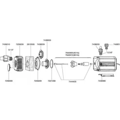 Eheim Rotor til 1250, 2250, 2252, 3250, 3450 og 3451 (7640900)