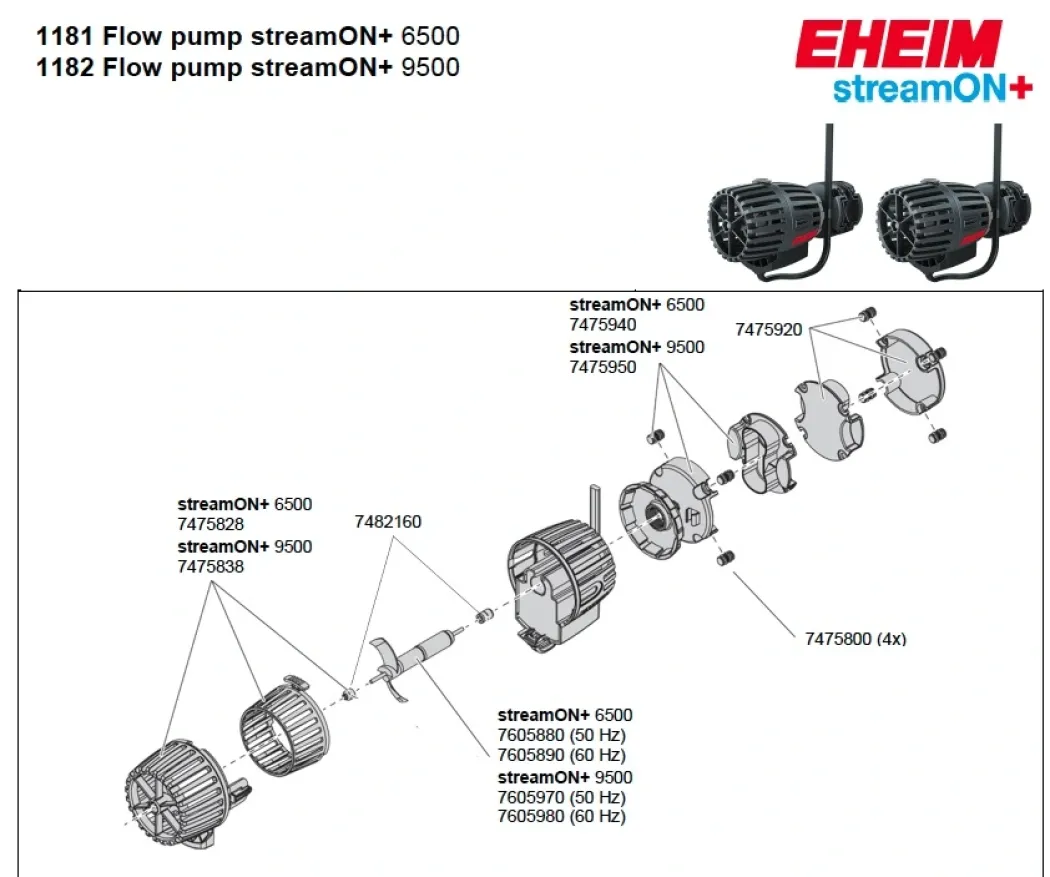 Eheim cirkulationspumpe streamON +9500