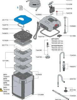 Eheim Professionel 4 AkvarieFilter til 600 L 2275 1250 l/t