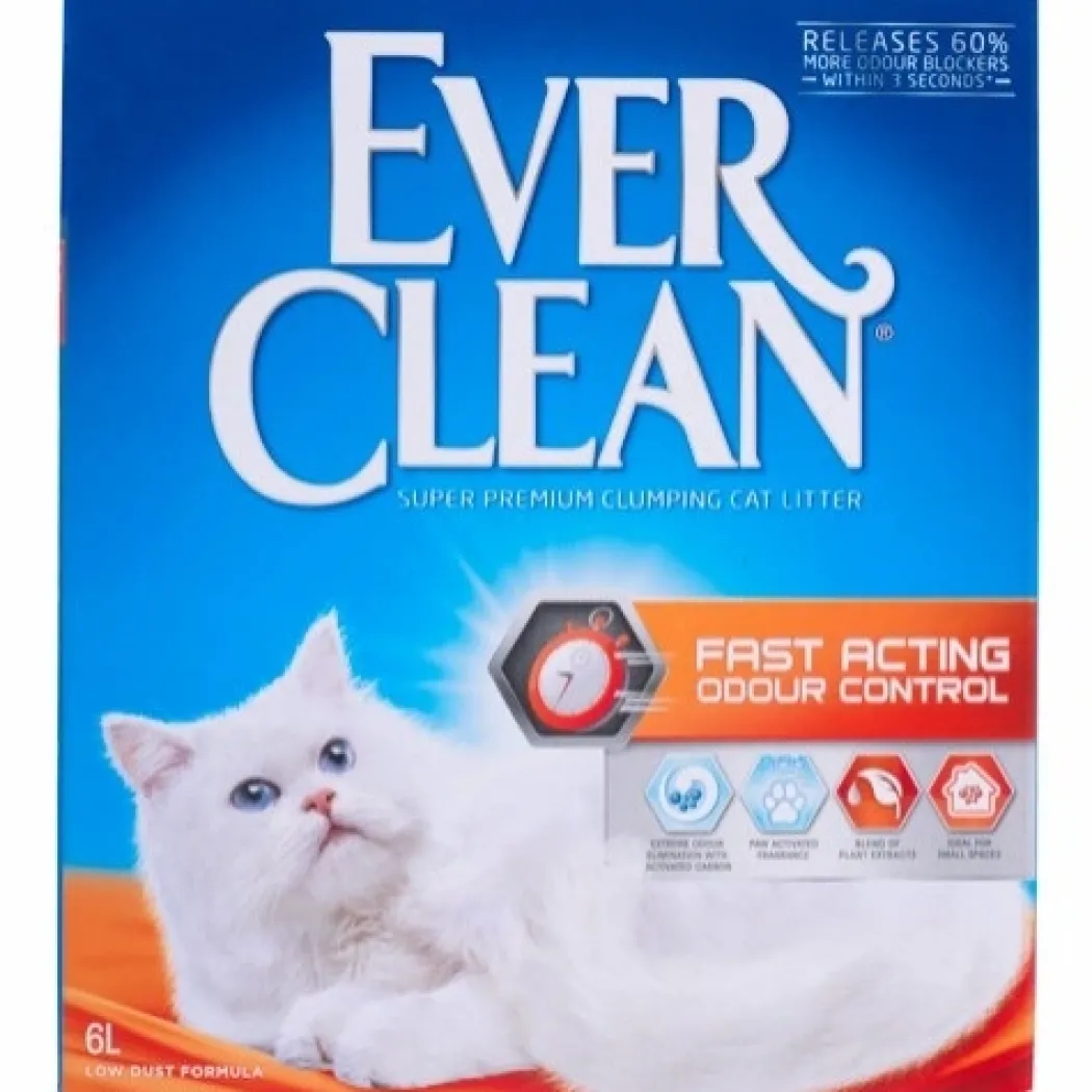 Ever Clean Fast Acting Kattegrus 6 L