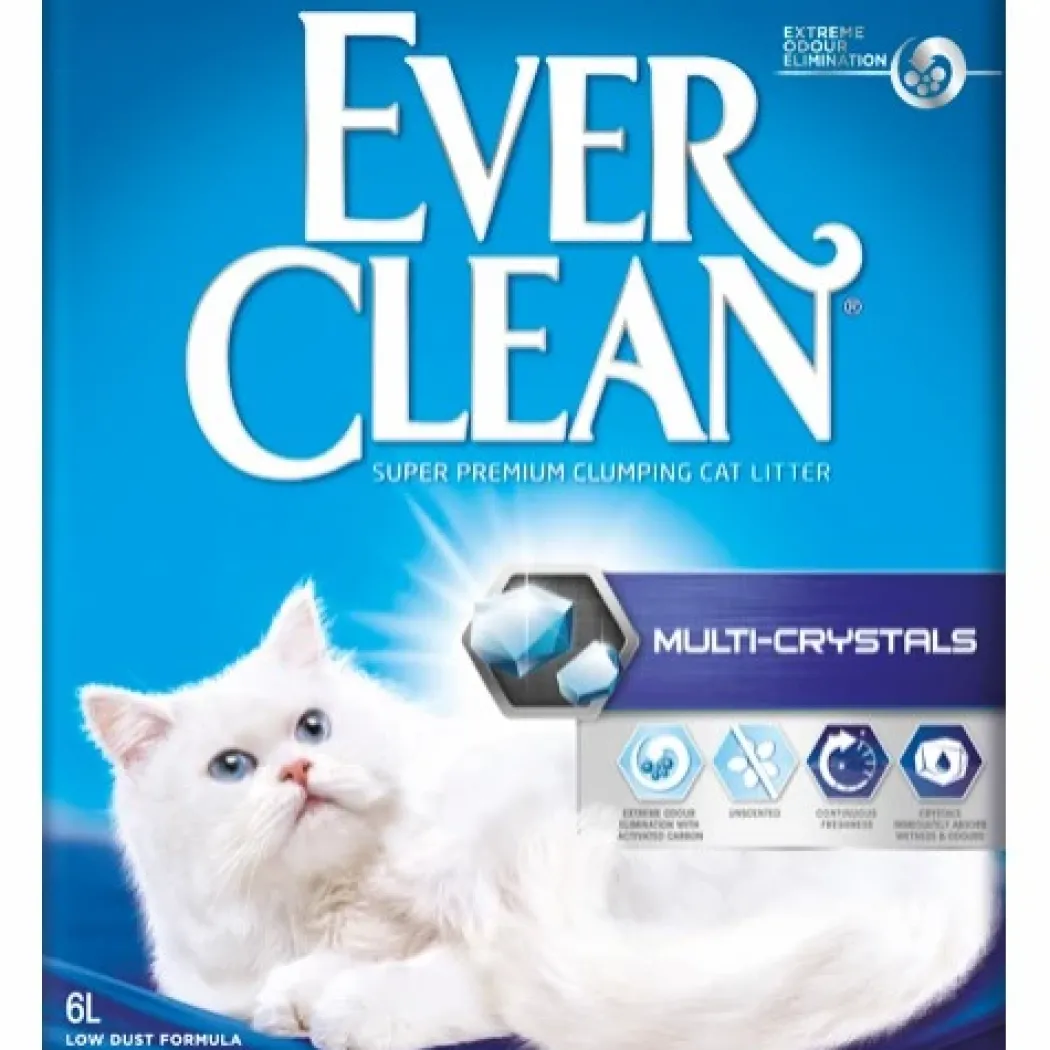 Ever Clean Multi-Crystals Kattegrus 6 L
