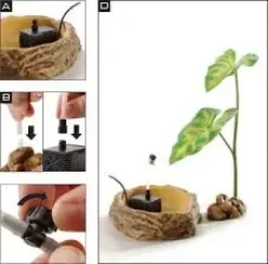 Exo Terra Dripping plante med pumpe lille