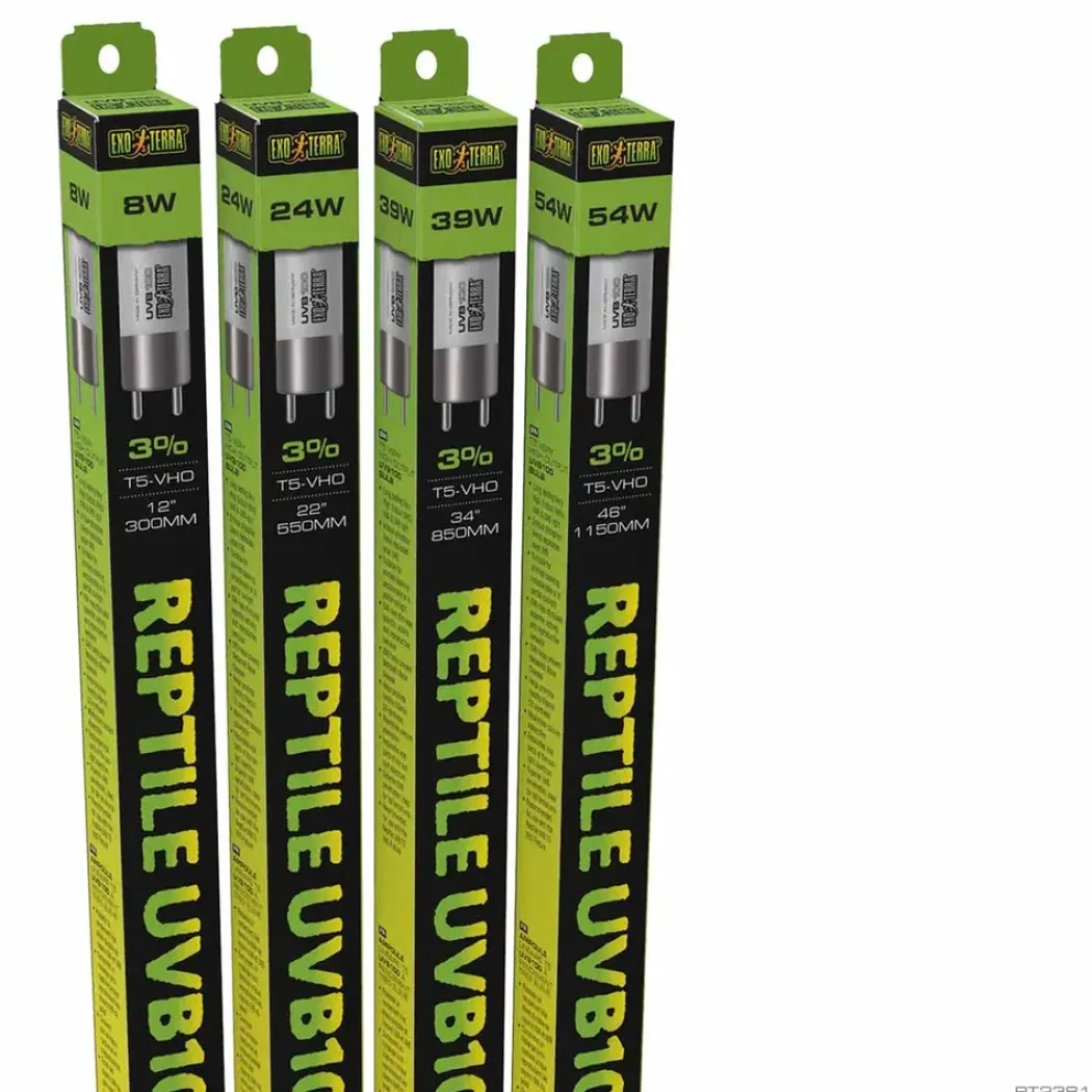 Exo Terra Reptil UVB100 T5 24 Watt - Optimal UVA/UVB-belysning til tropiske reptiler