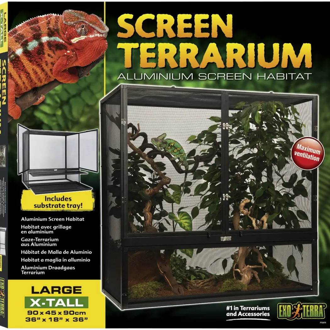 Exo Terra Screen Terrarium Large XTall 90x45x90 cm
