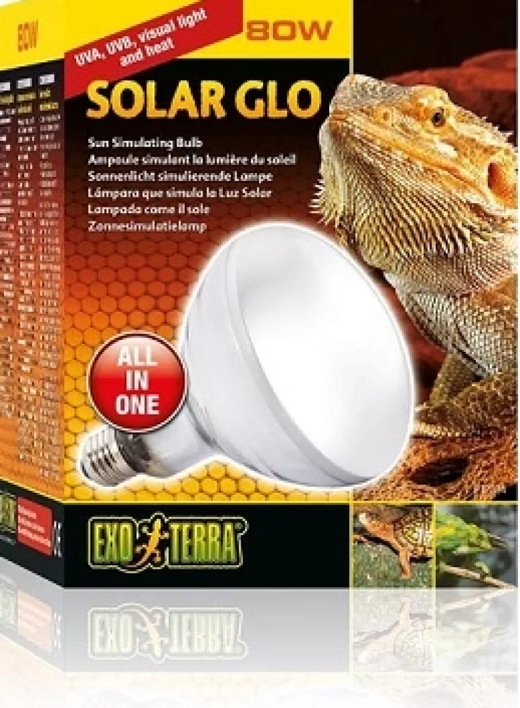Exo Terra Solar Glo UVB kompakt pære 80 w