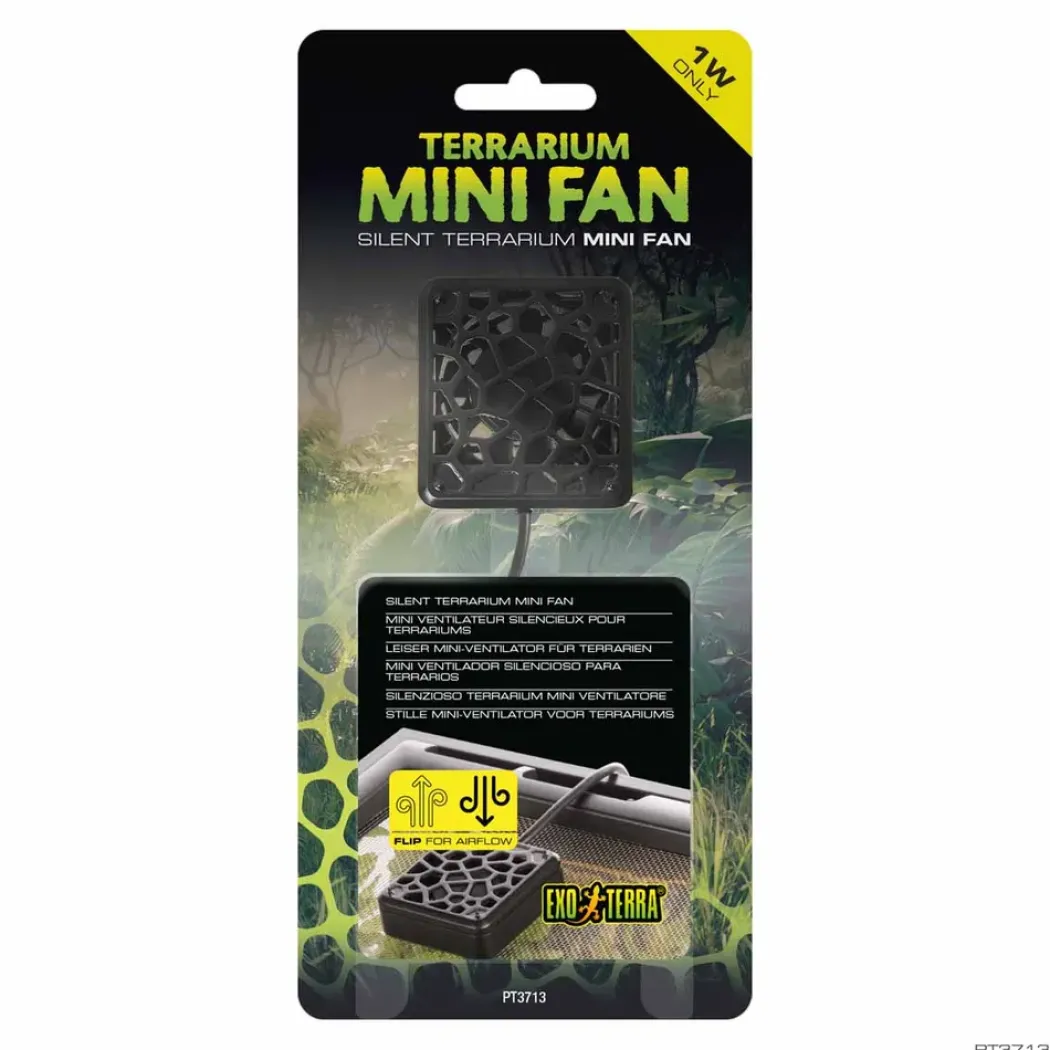 Exo Terra Terrarium Mini Fan - Effektiv Ventilation til Terrarier