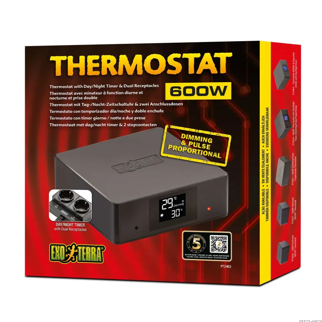 Exo Terra Thermostat 600 W Dual Stik