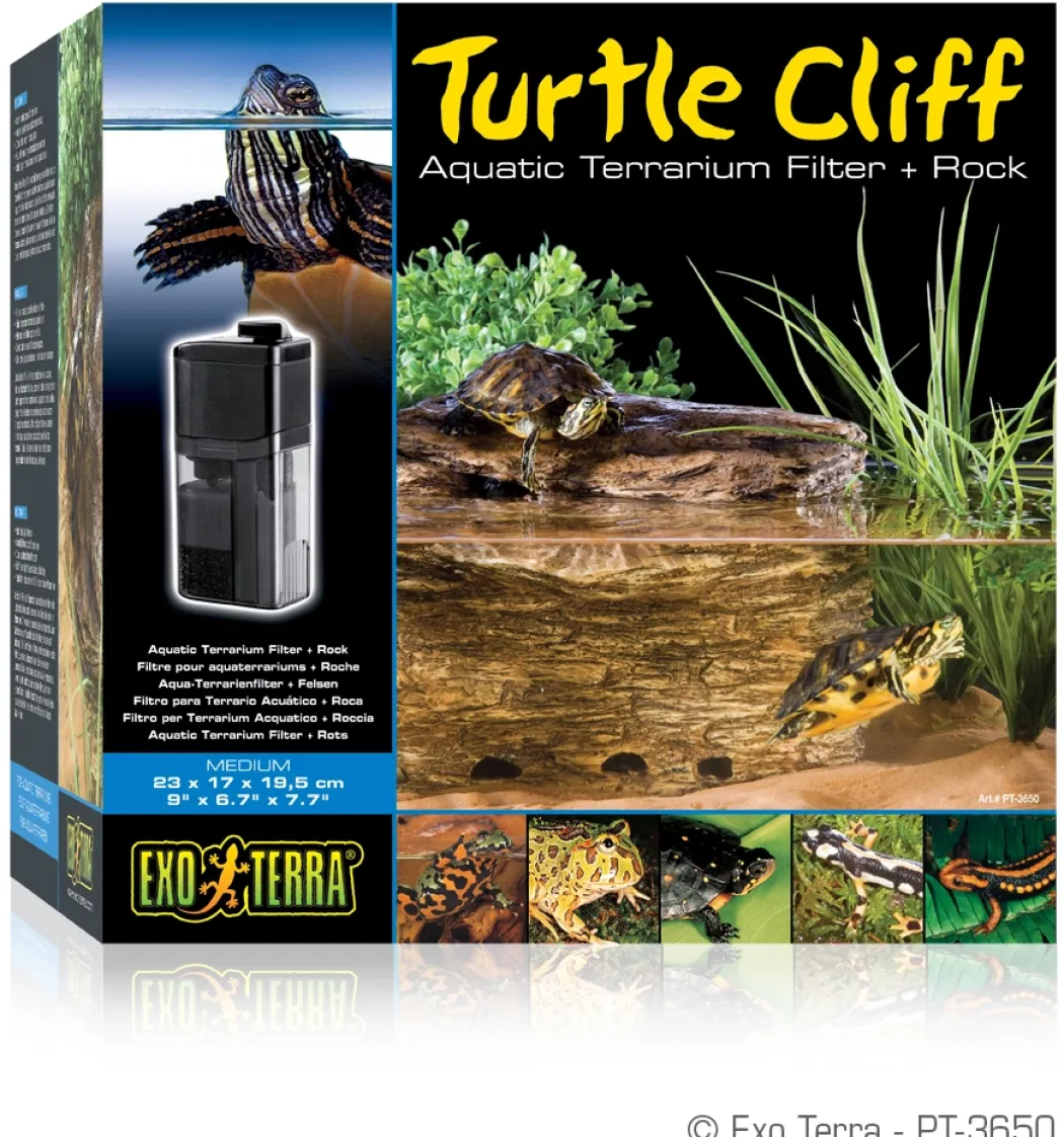 Exo Terra Turtle Cliff medium med filter