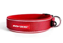 EzyDog Neopren Halsbånd S Rød 34-38 cm