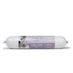 Feedit & Treat Pure Lamb 400 g - naturlig lammepølse til hund og kat