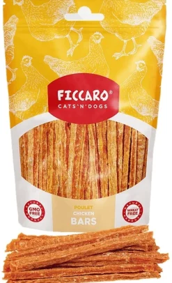 FICCARO Hundesnack Kylling Bars - kyllingebar 100 g