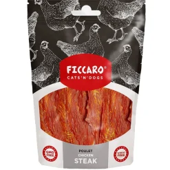 FICCARO Hundesnack Kylling Steak - lækker kyllingesteak 100 g