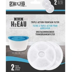 Filterindsats og Kolfilter til Zeus Dogit design drikkefontæne 6 liter